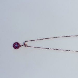 Alex & Ani adjustable evil eye necklace